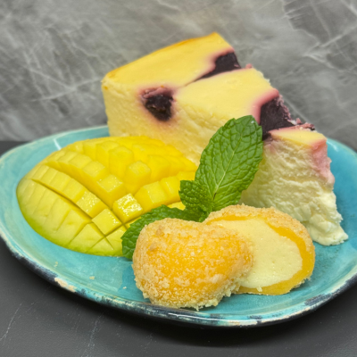 Projekt bez nazwy (59) Lody Mochi o smaku sernika mango 4 szt.